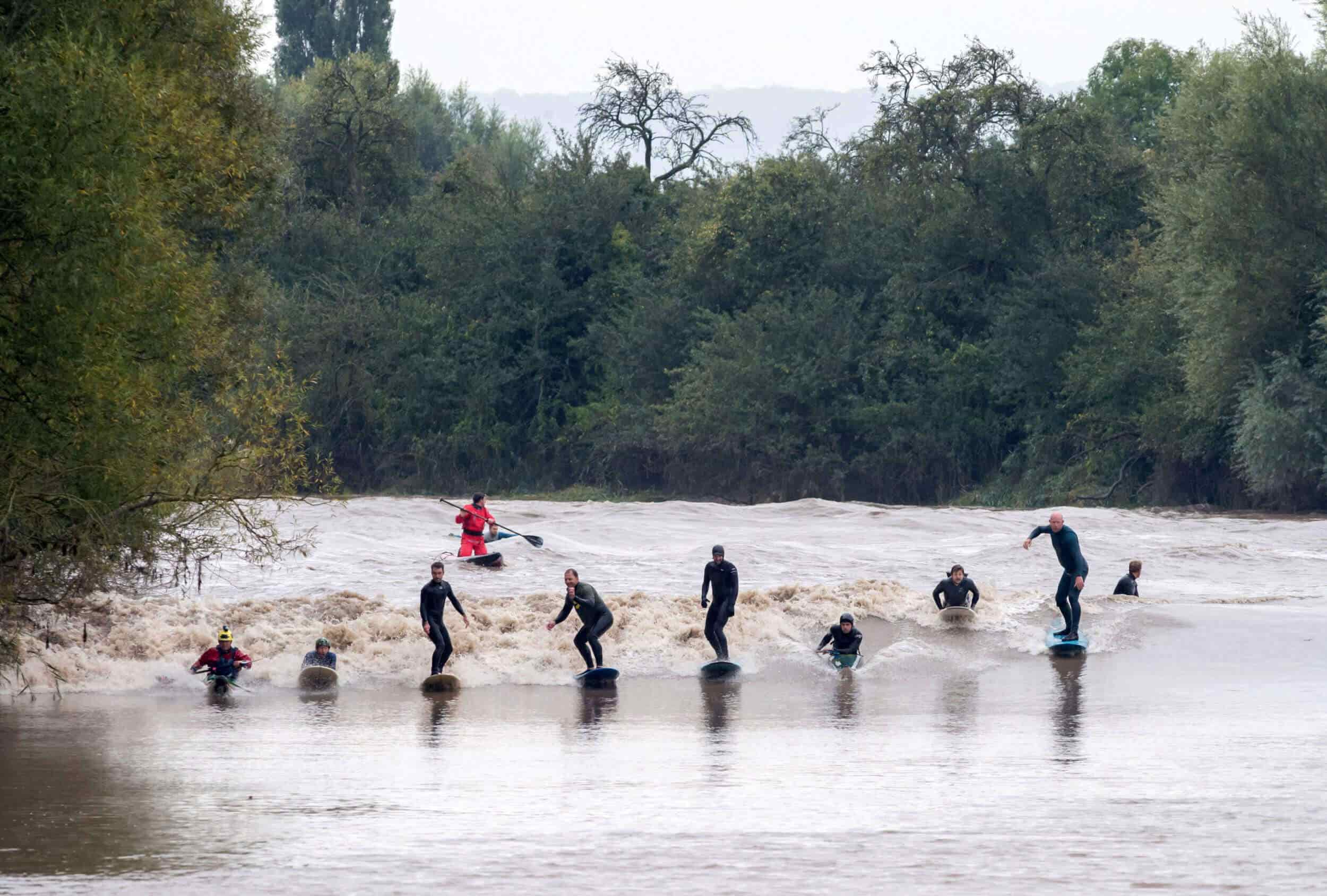 Severn Bore - Gloucester, England