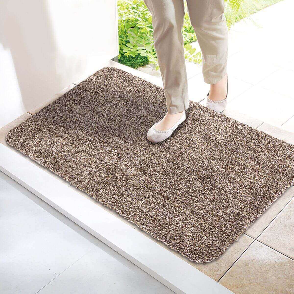 clean doormat