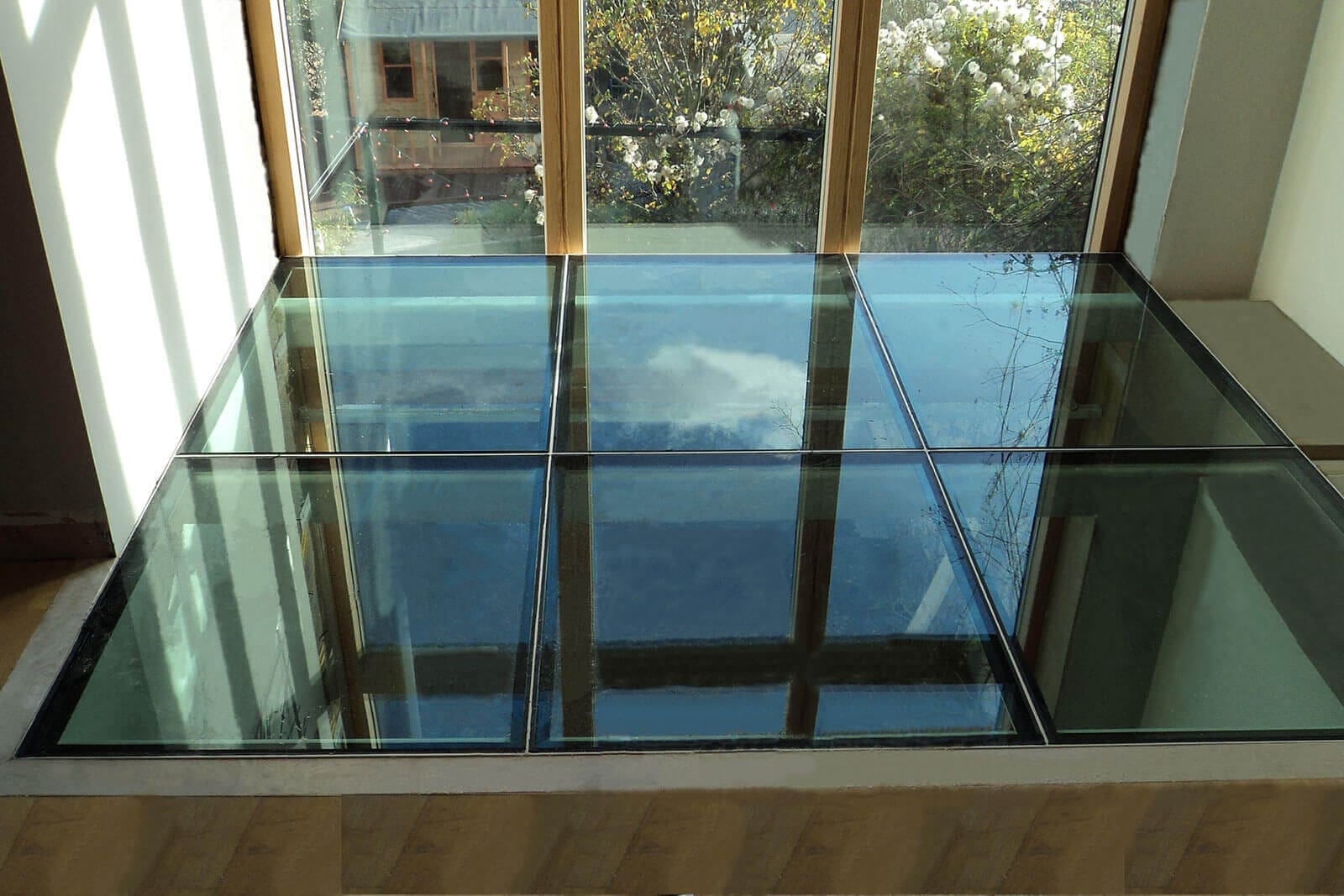 glass flooring