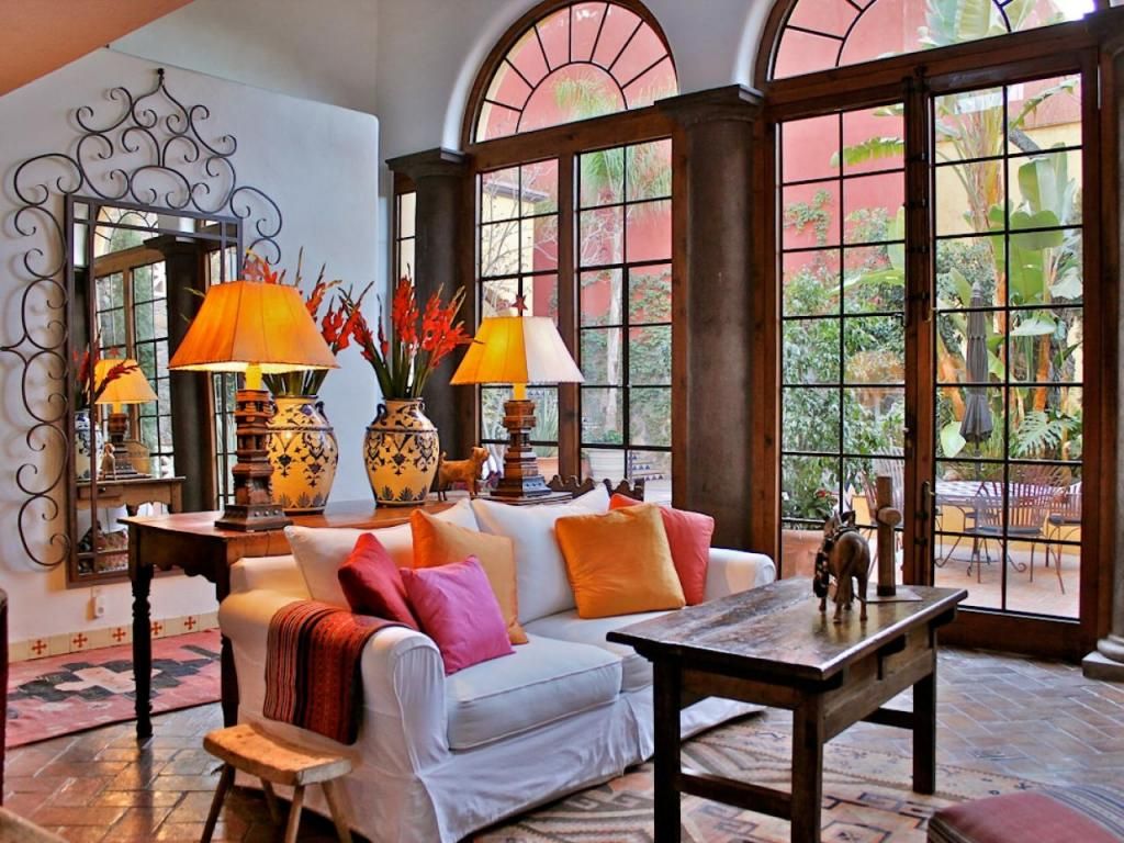 mexican interior design living room