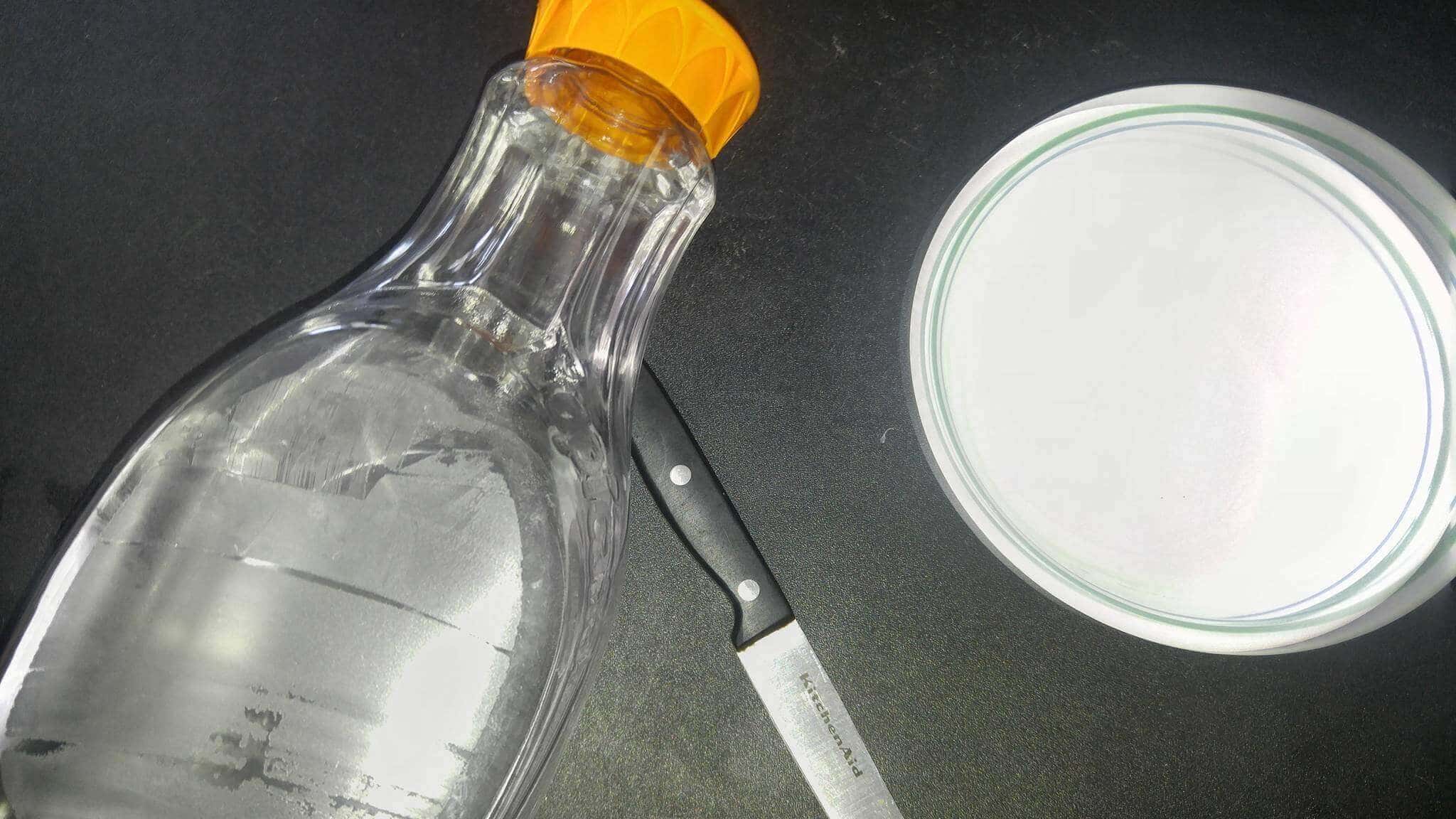 reuse plastic bottle