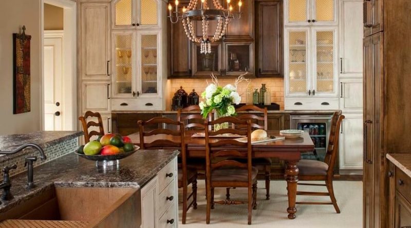 dining room with sink