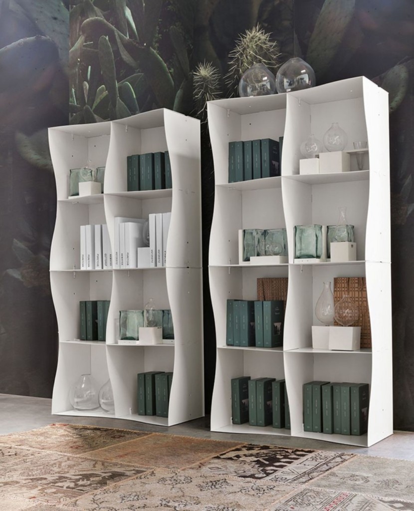 unique book shelf