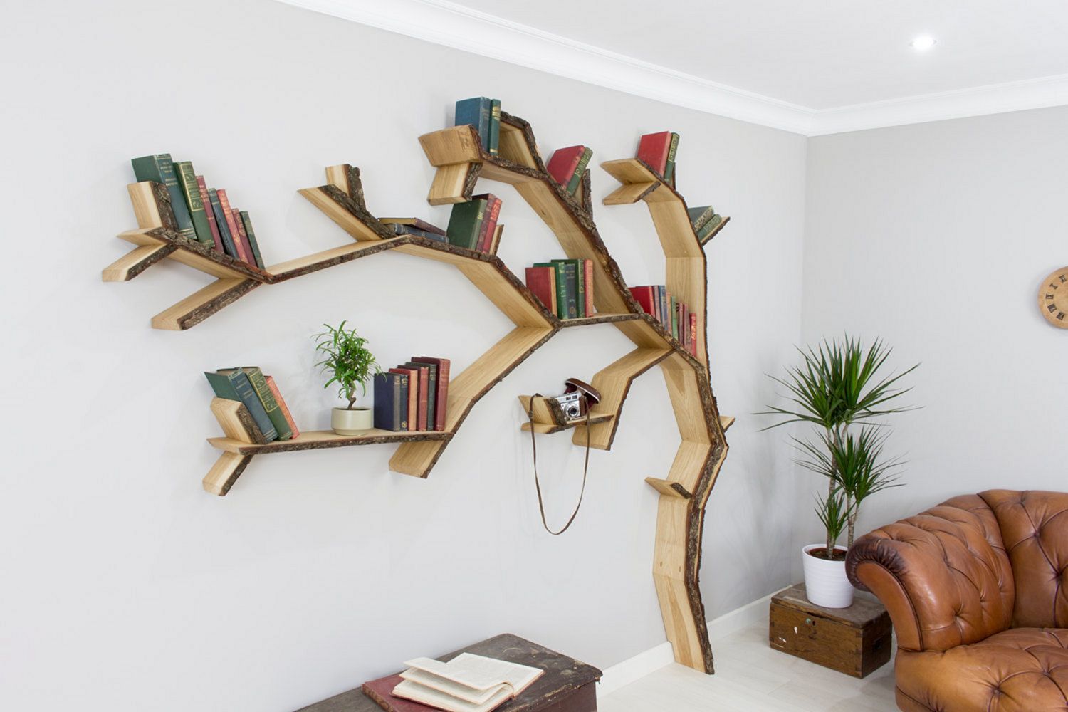 unique book shelf