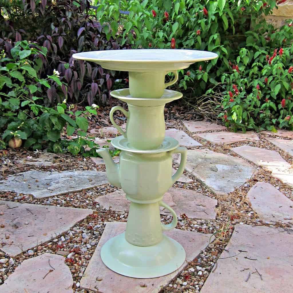 bird bath pot 