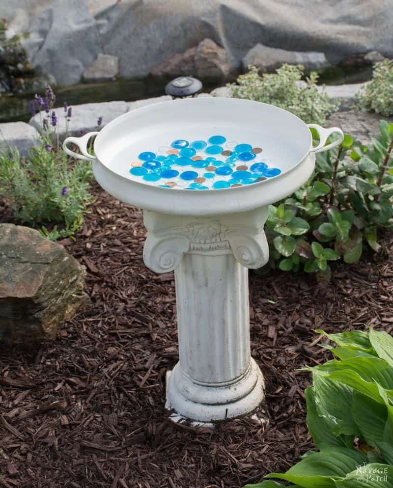 bird bath pot 