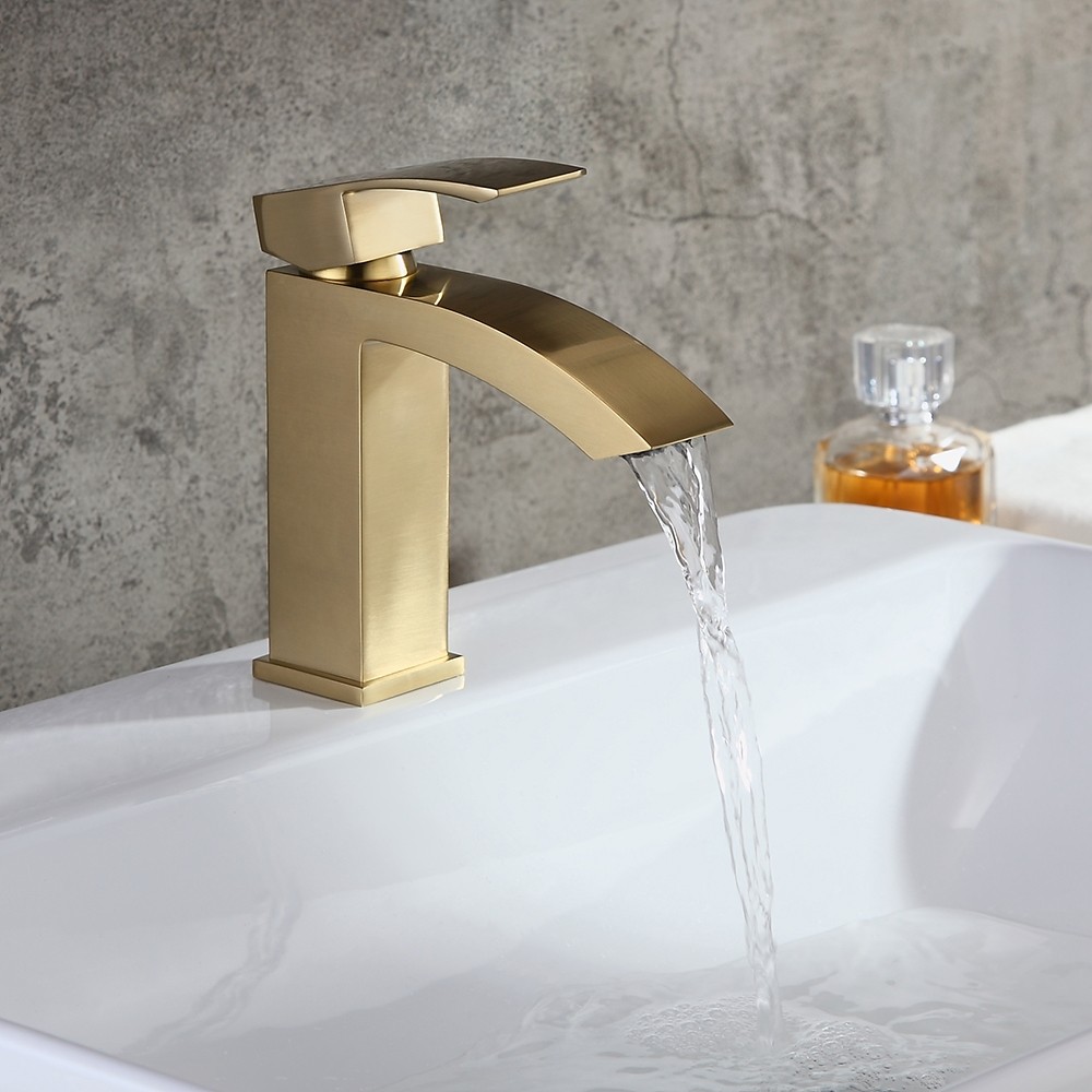 Brushed Gold Faucet