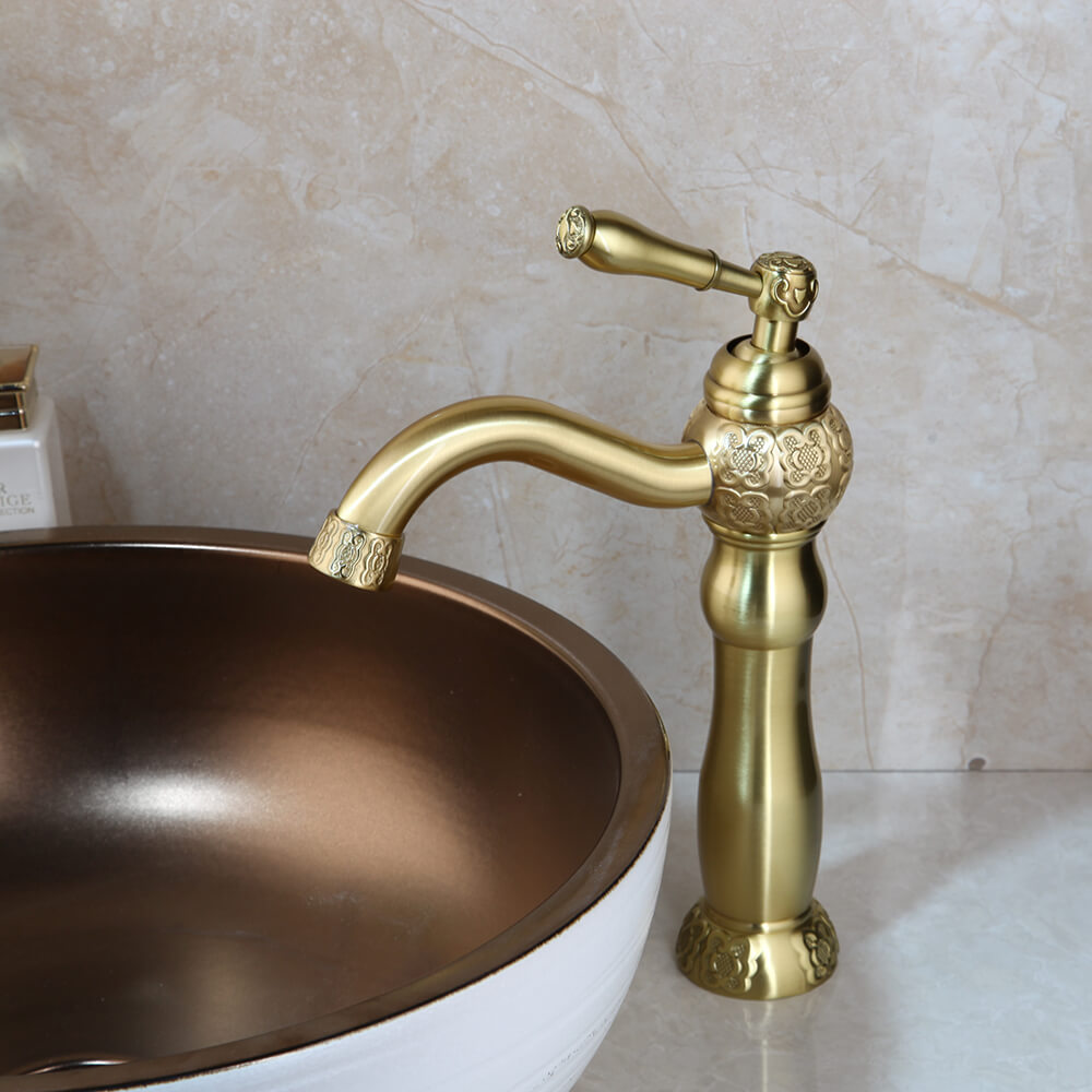 Brushed Gold Faucet