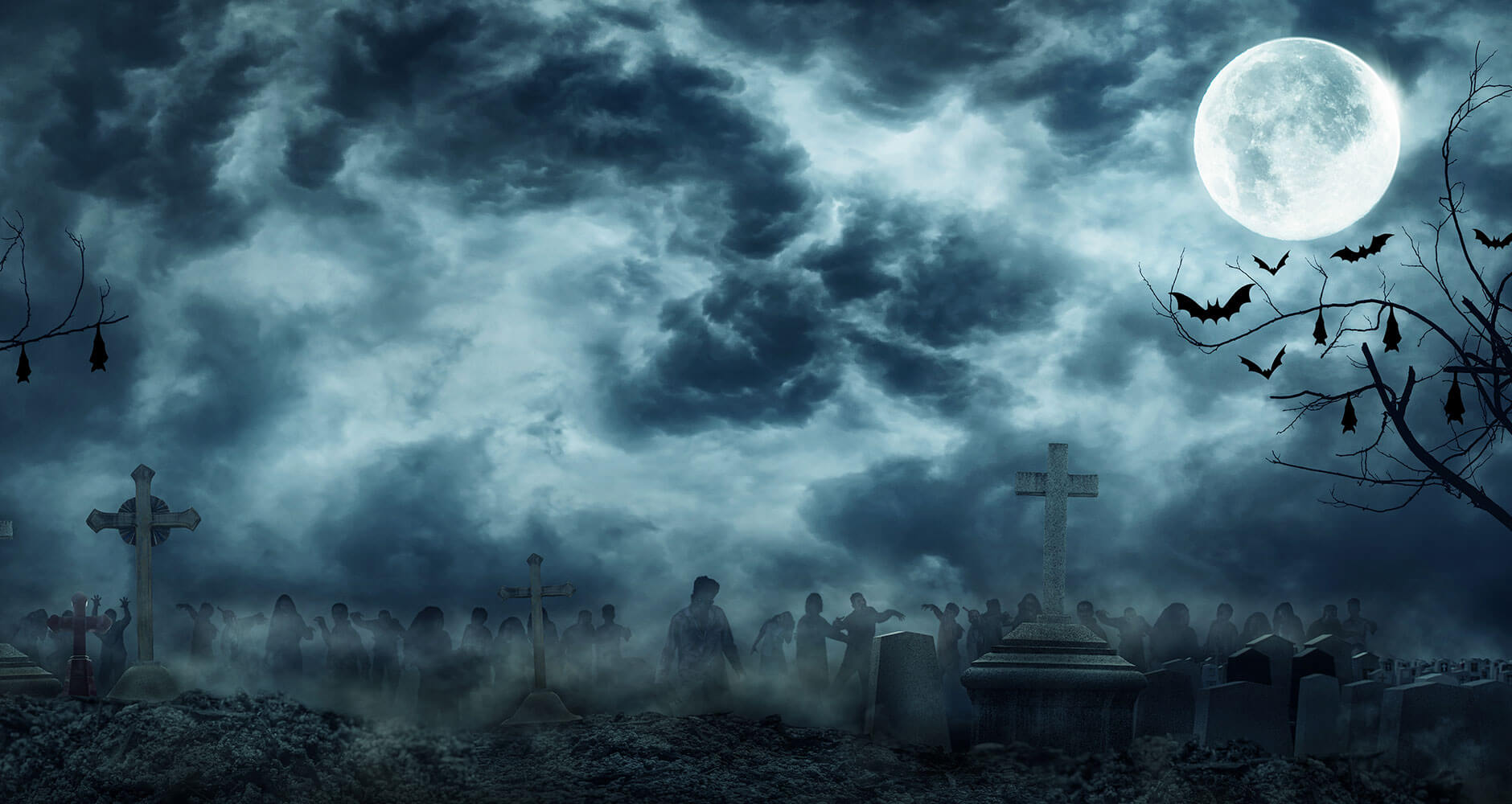 Rare Event Blue Moon on Halloween in 2020 Live Enhanced