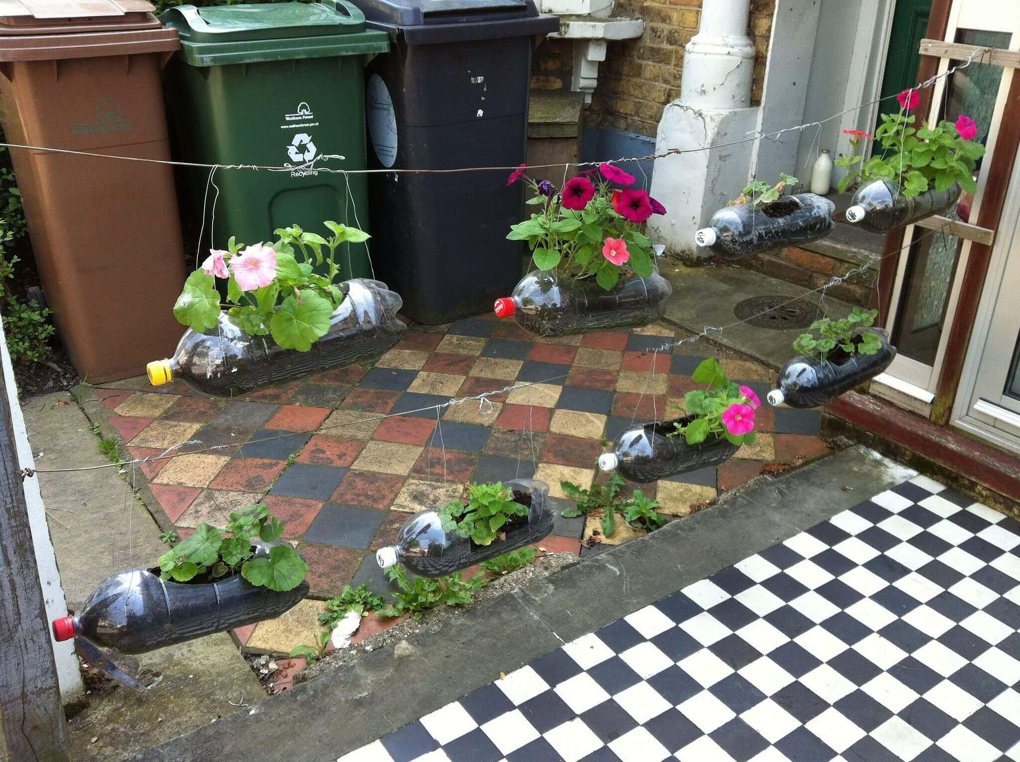 plastic bottle planters