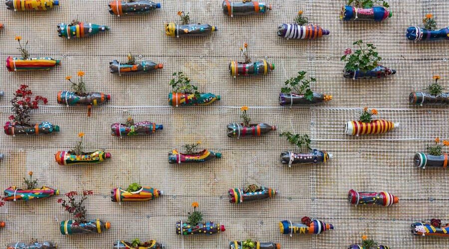 plastic bottle planters