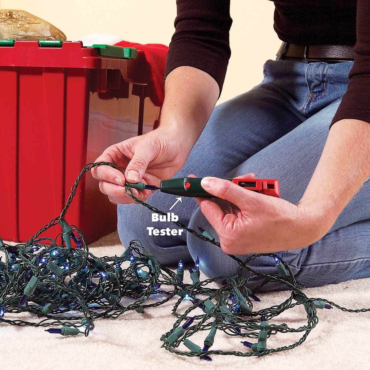 repair christmas tree light