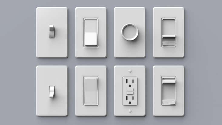 Multiple dimming switches