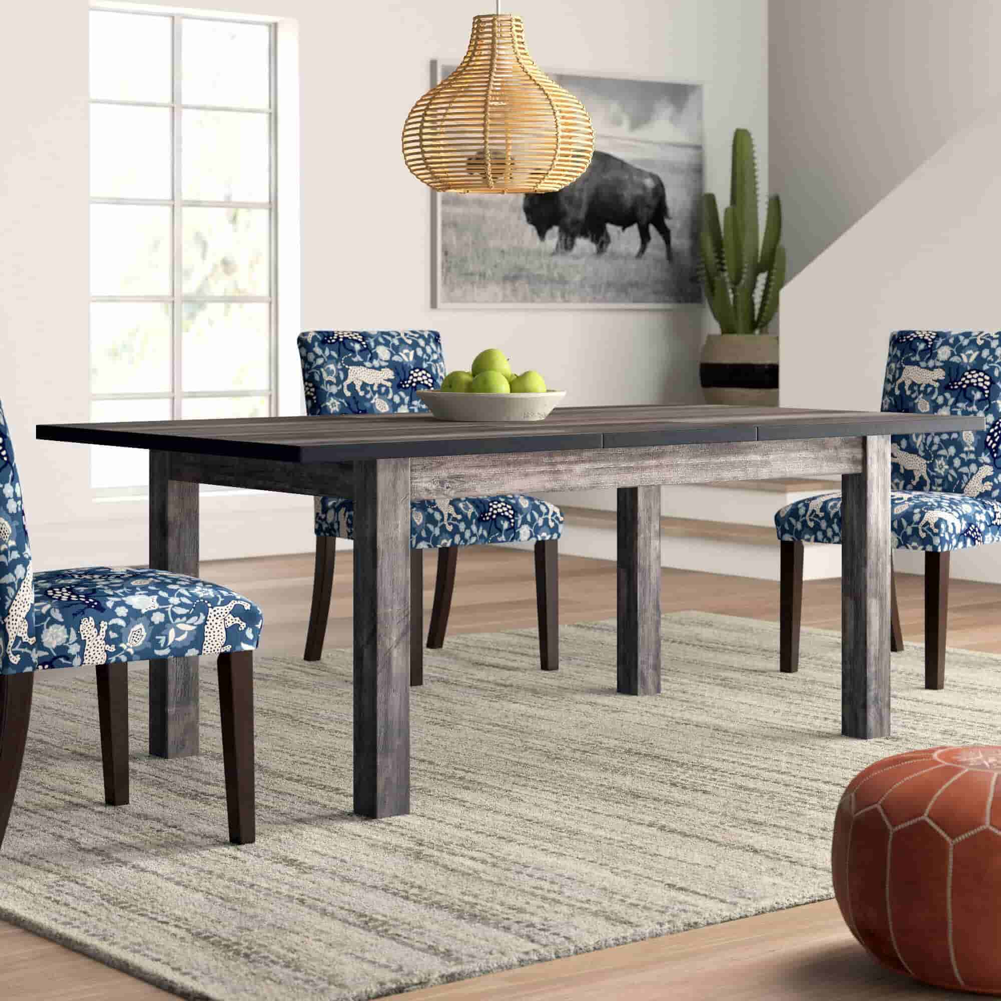 dining table and chairs