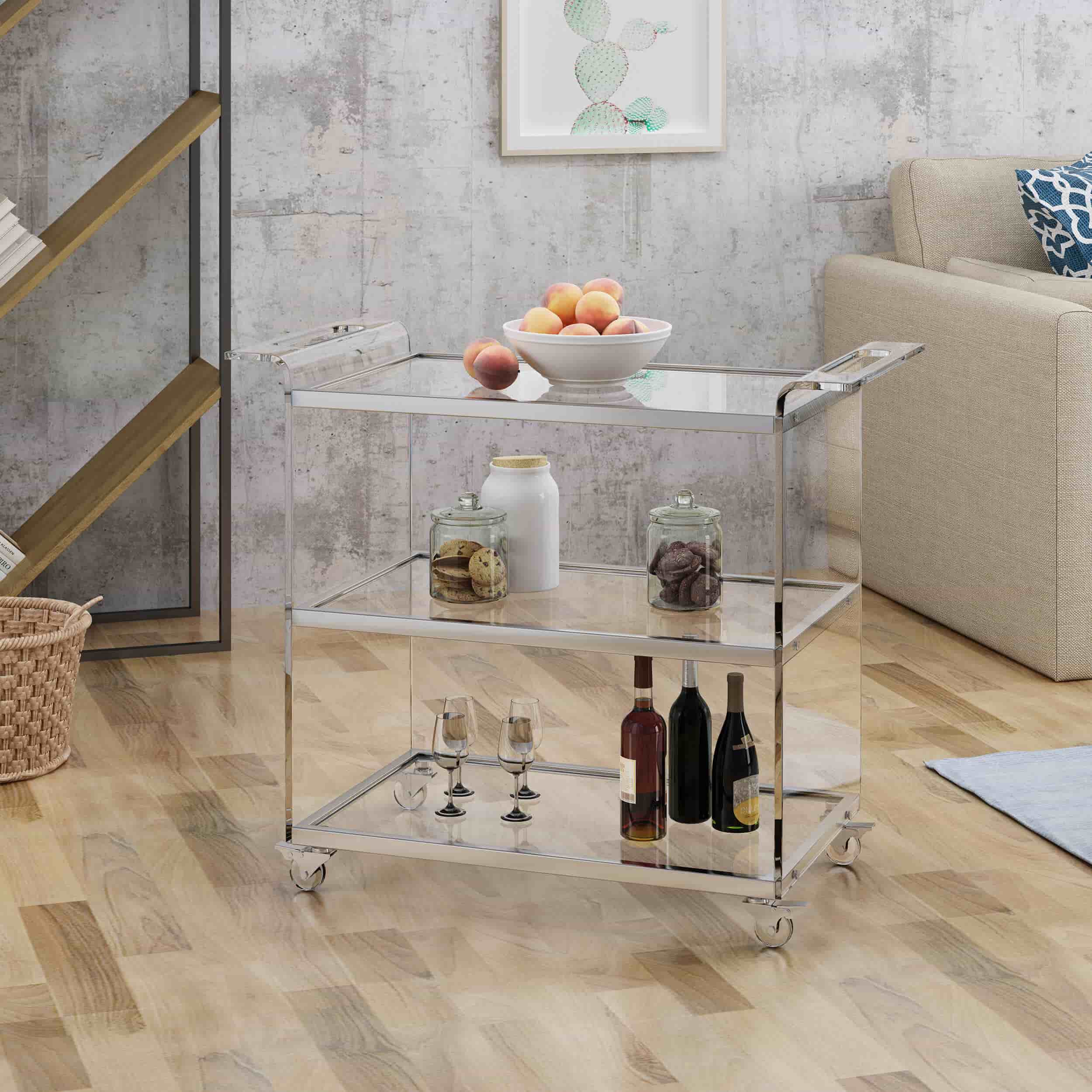 Outdoor bar cart