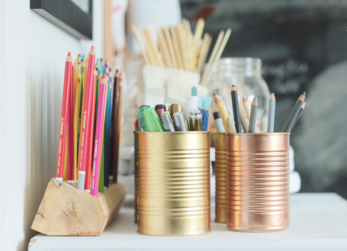 DIY Pencil Organizer 