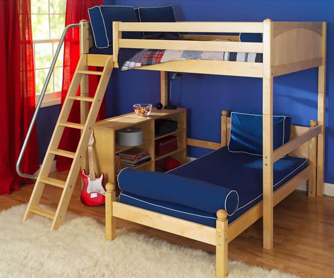 L Shaped Bunk Beds Advantages Safety, L Bunk Beds