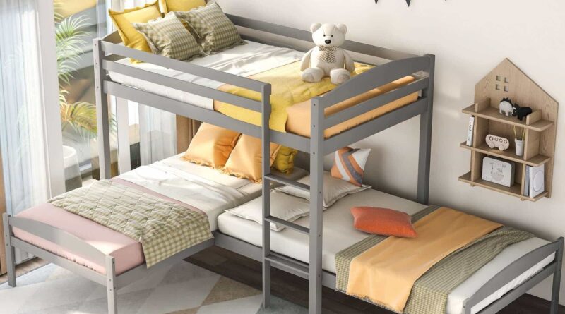 L-Shaped Bunk Beds