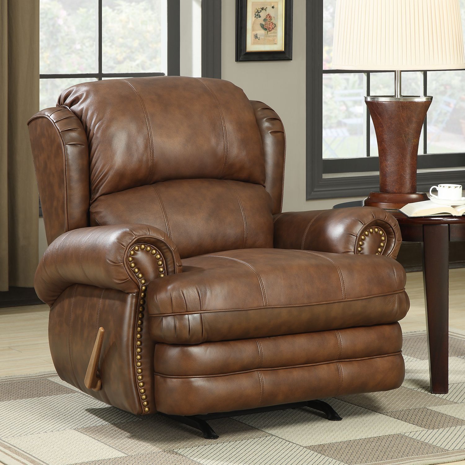 Rocking Leather Recliner