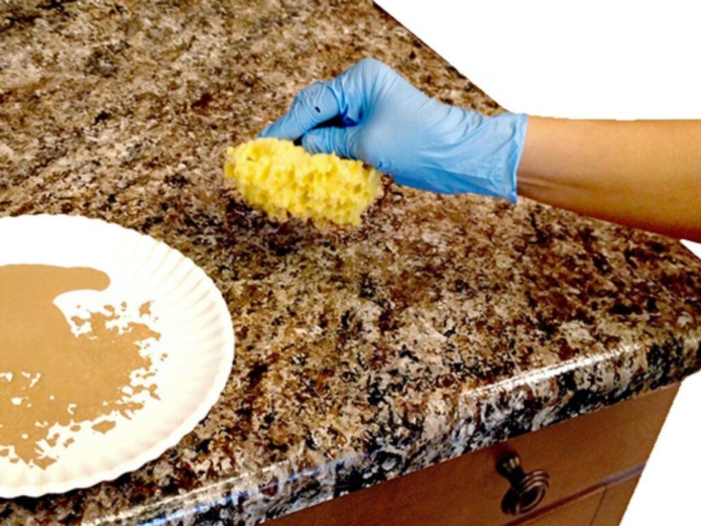 How To Paint Countertops To Look Like Stone Live Enhanced