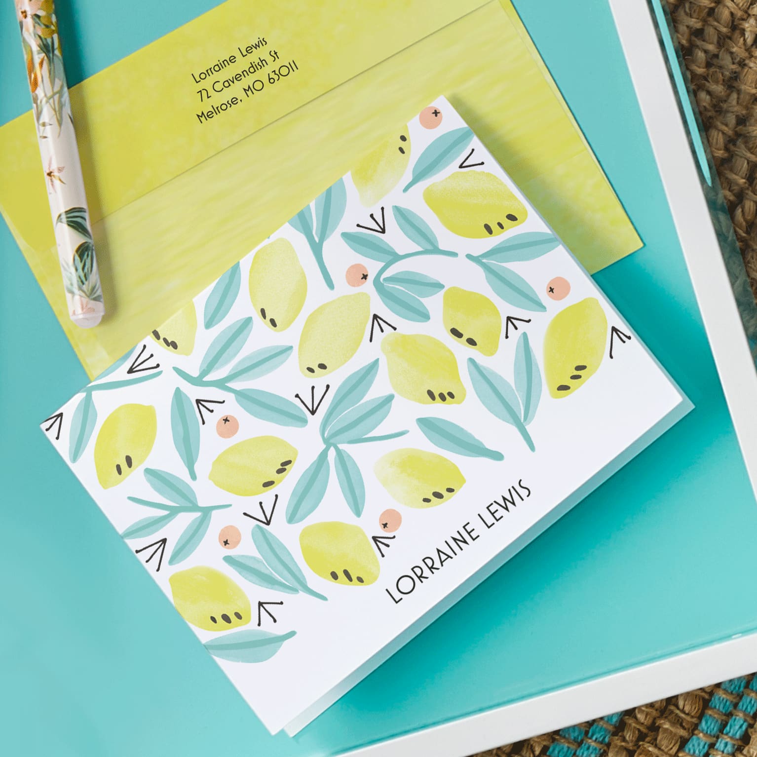 Personalize Plain Stationery 