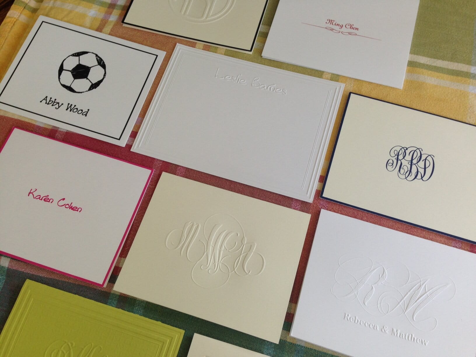 Personalize Plain Stationery 