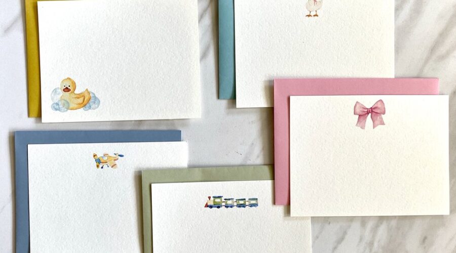 Personalize Plain Stationery