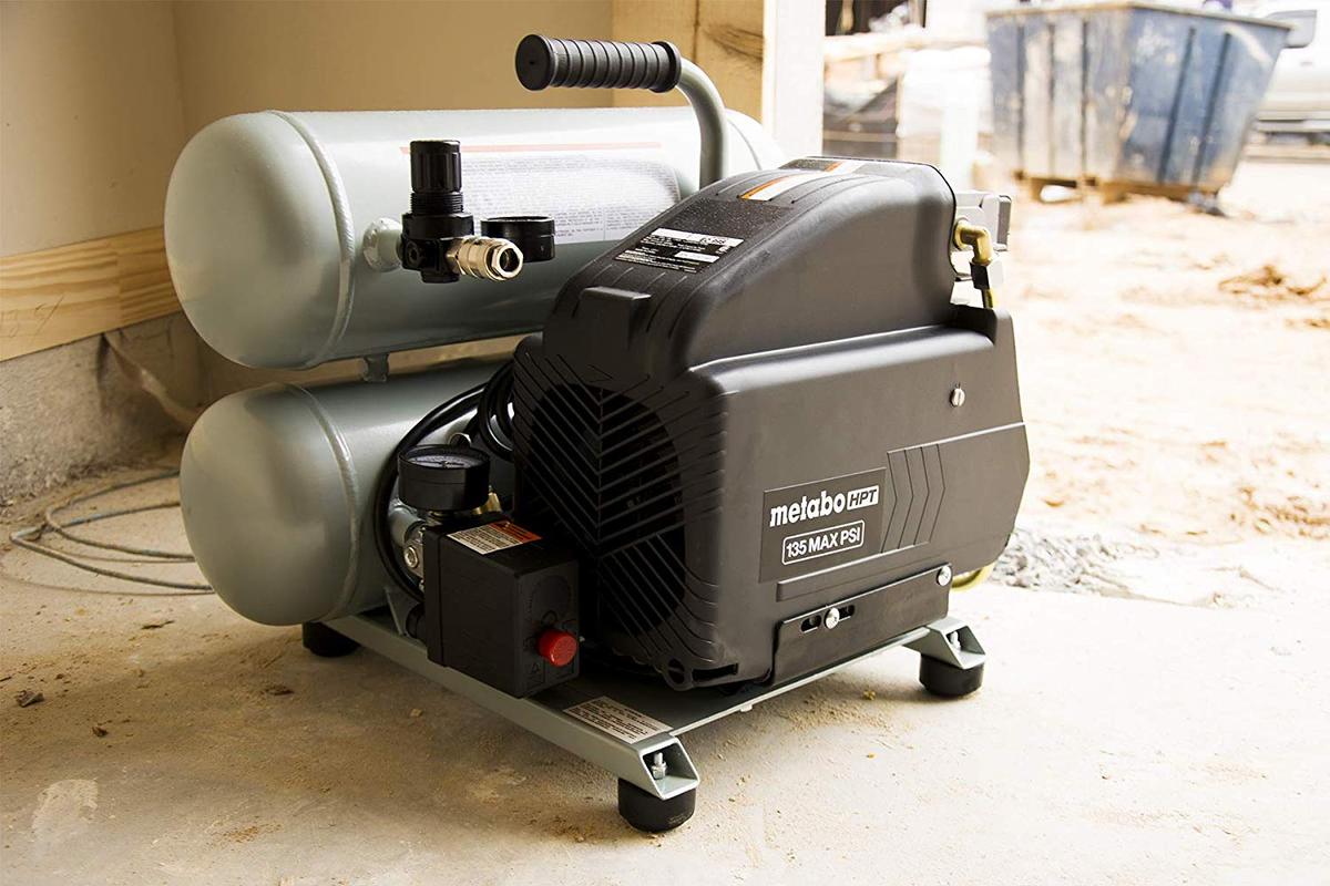 Portable Electric Twin-Stack Air Compressor 