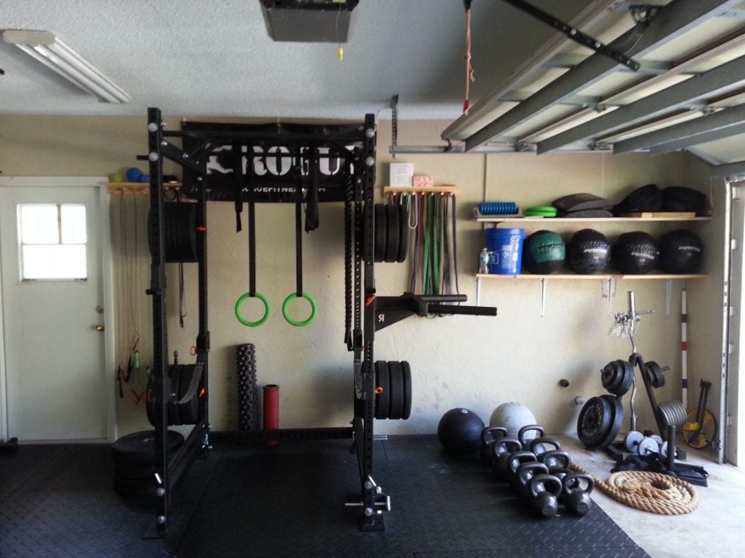 turning your garage a home gym 