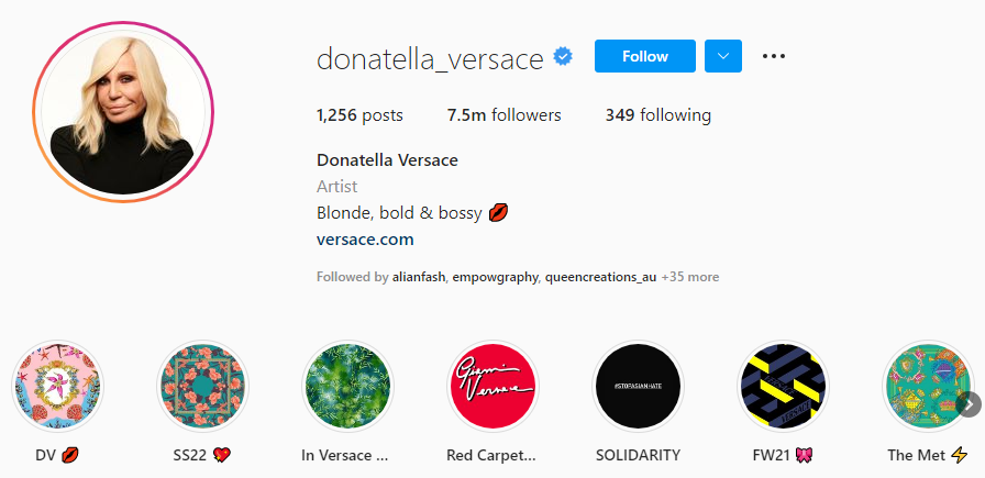 Donatella Versace 