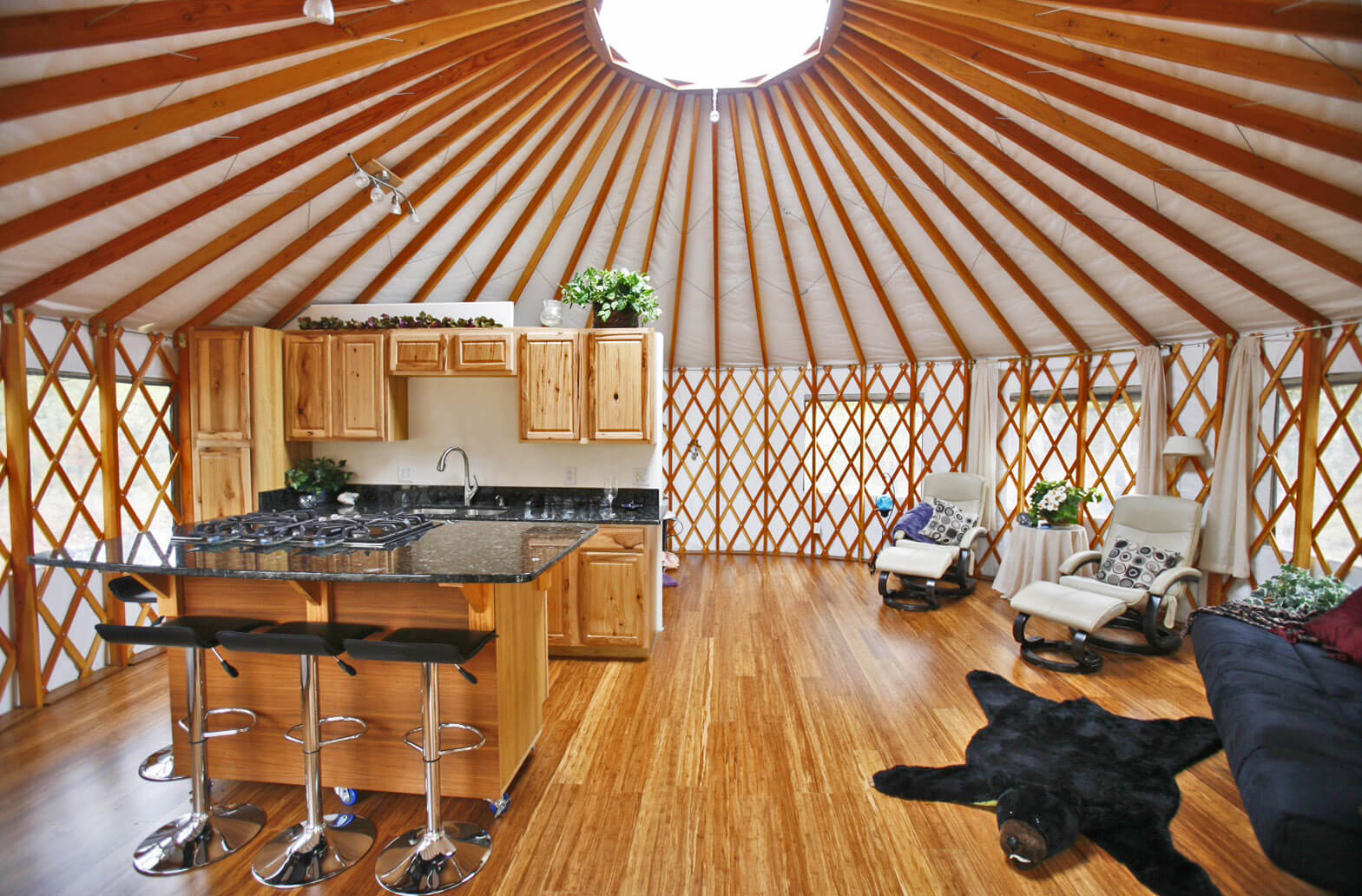 Yurt house 