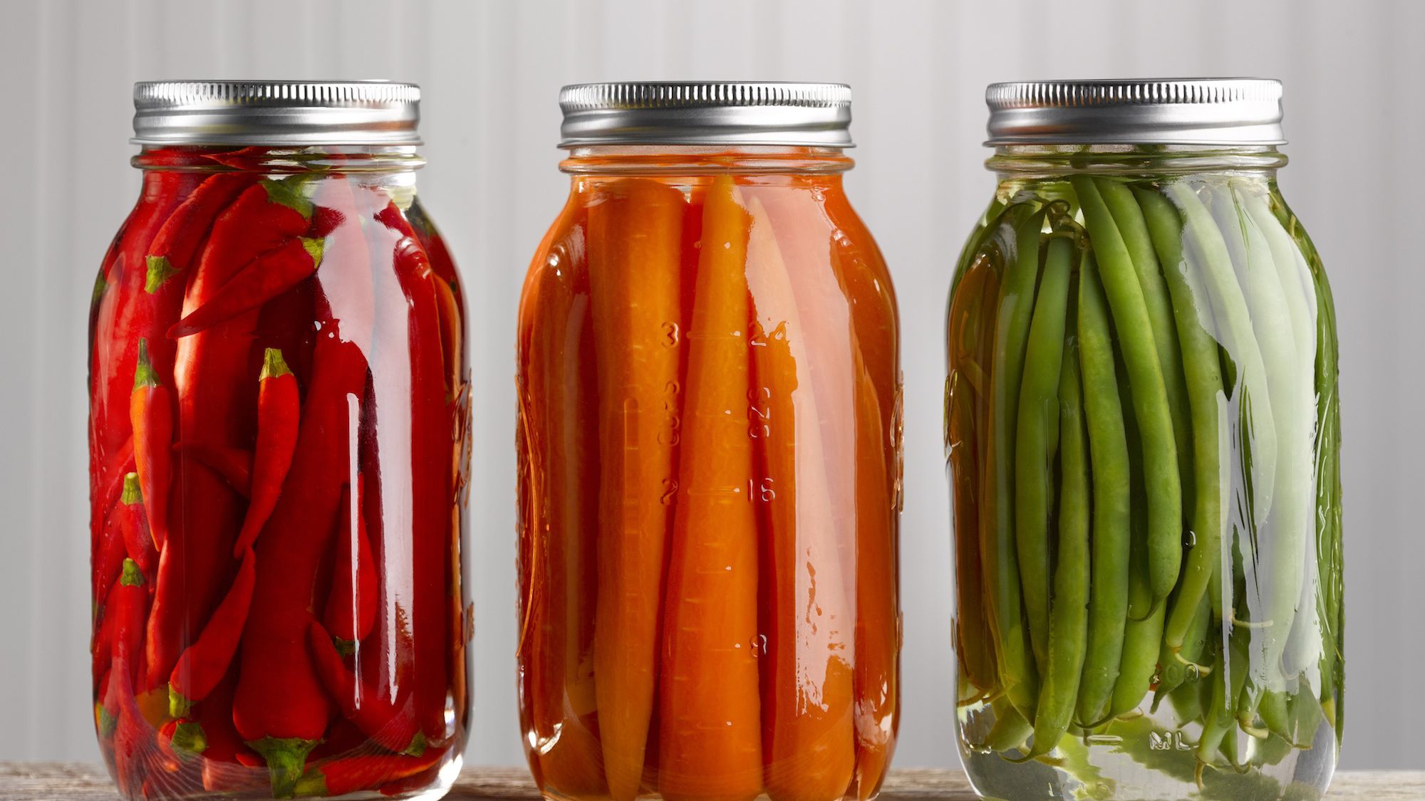 reuse honey jar as Vegetables in it.