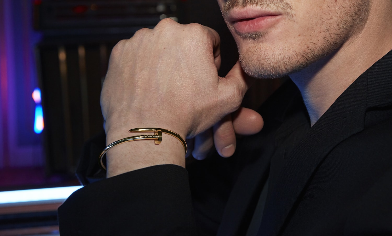 Wearing A Suave Men Bracelet 