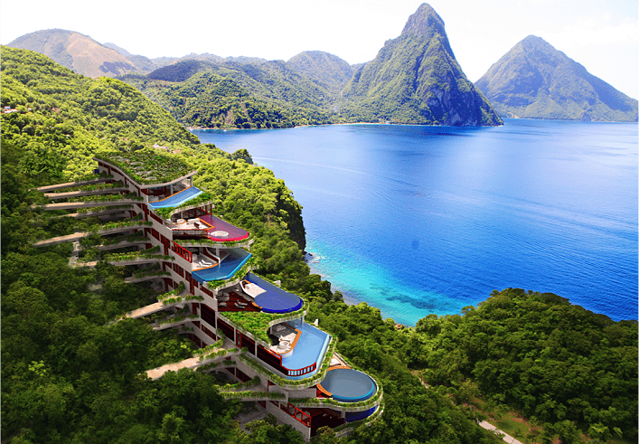 Jade Mountain, St Lucia 