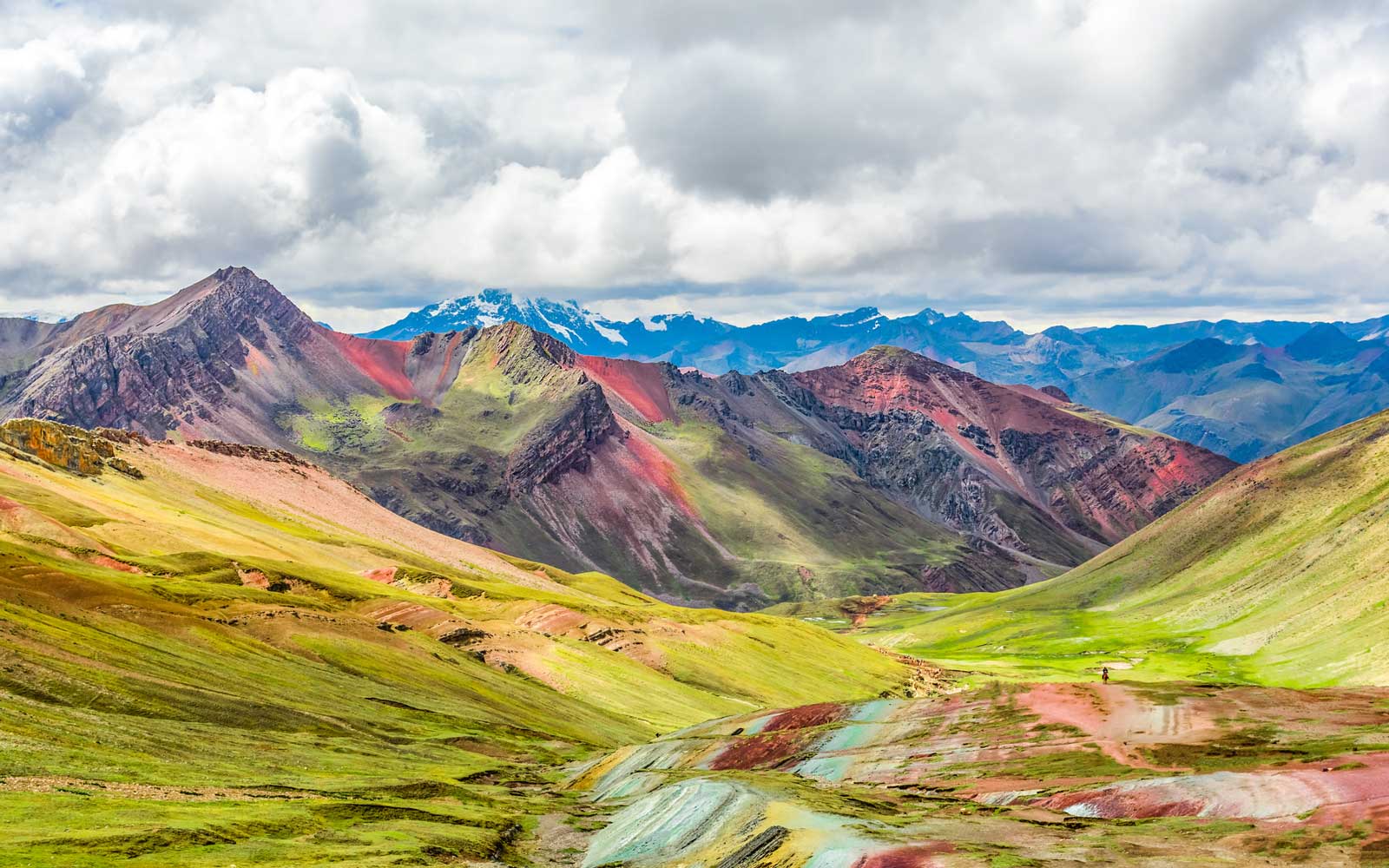 Vinicunca or Rainbow Mountain,Pitumarca, Peru