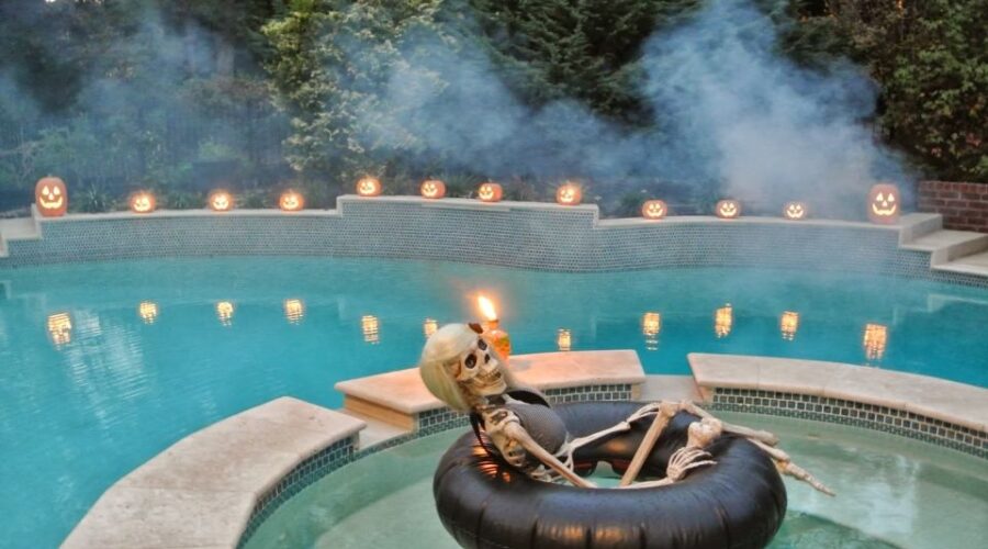 Pool Party Decorations Ideas For Halloween