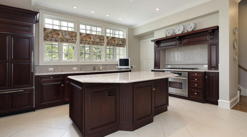 Slate Colored Kitchen Cabinet