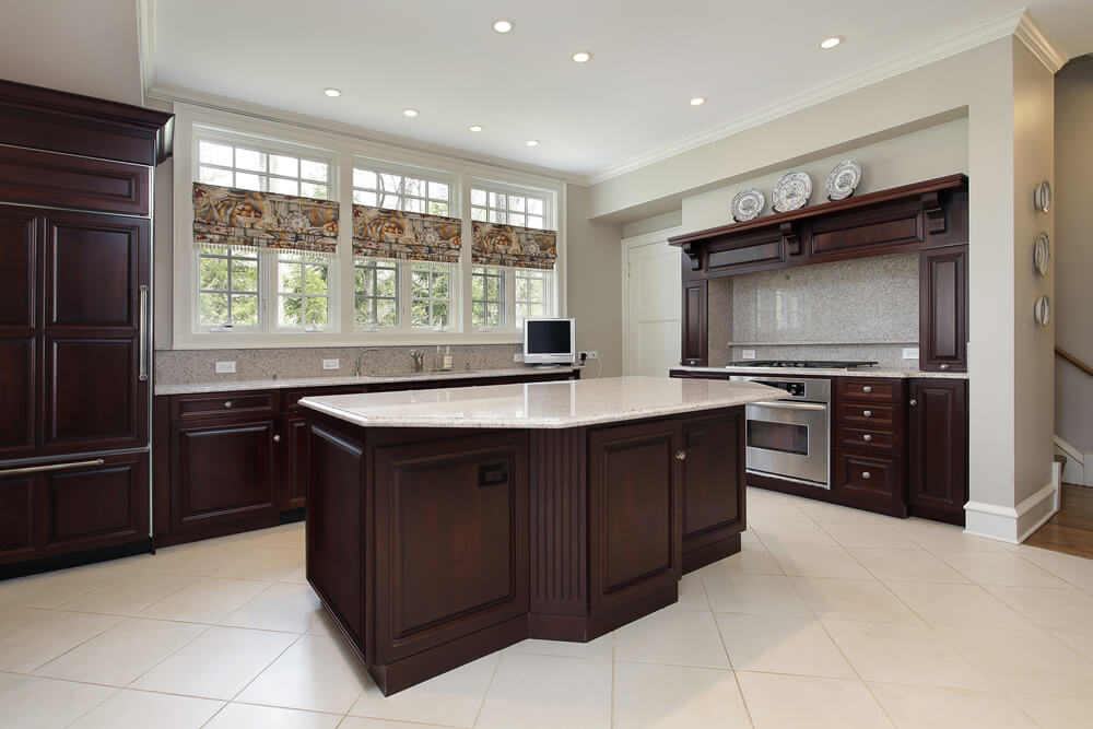 Slate Colored Kitchen Cabinet 