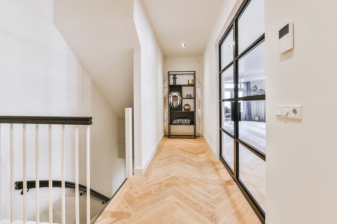 empty corridor designed minimalistic style