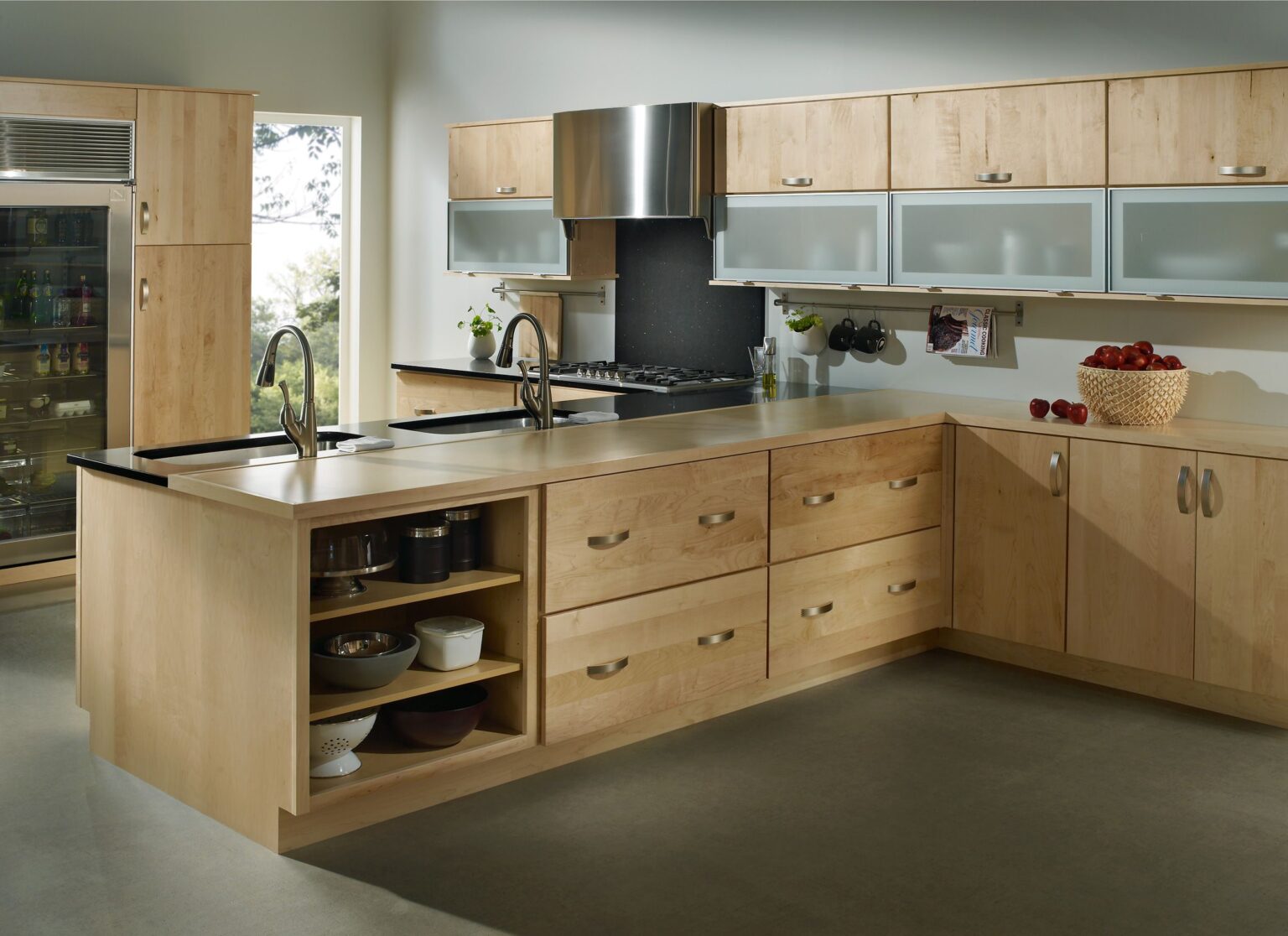 Pairing Light Wood Kitchen Cabinets With White Countertops - Live Enhanced