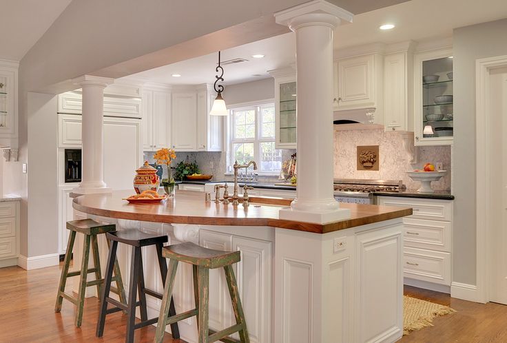 Structural Post In Kitchen Island 