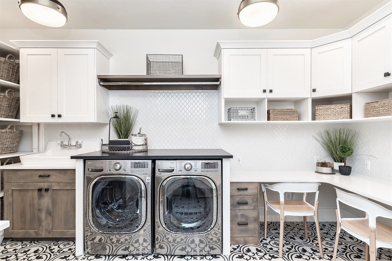 Well-Organized Laundry Room 