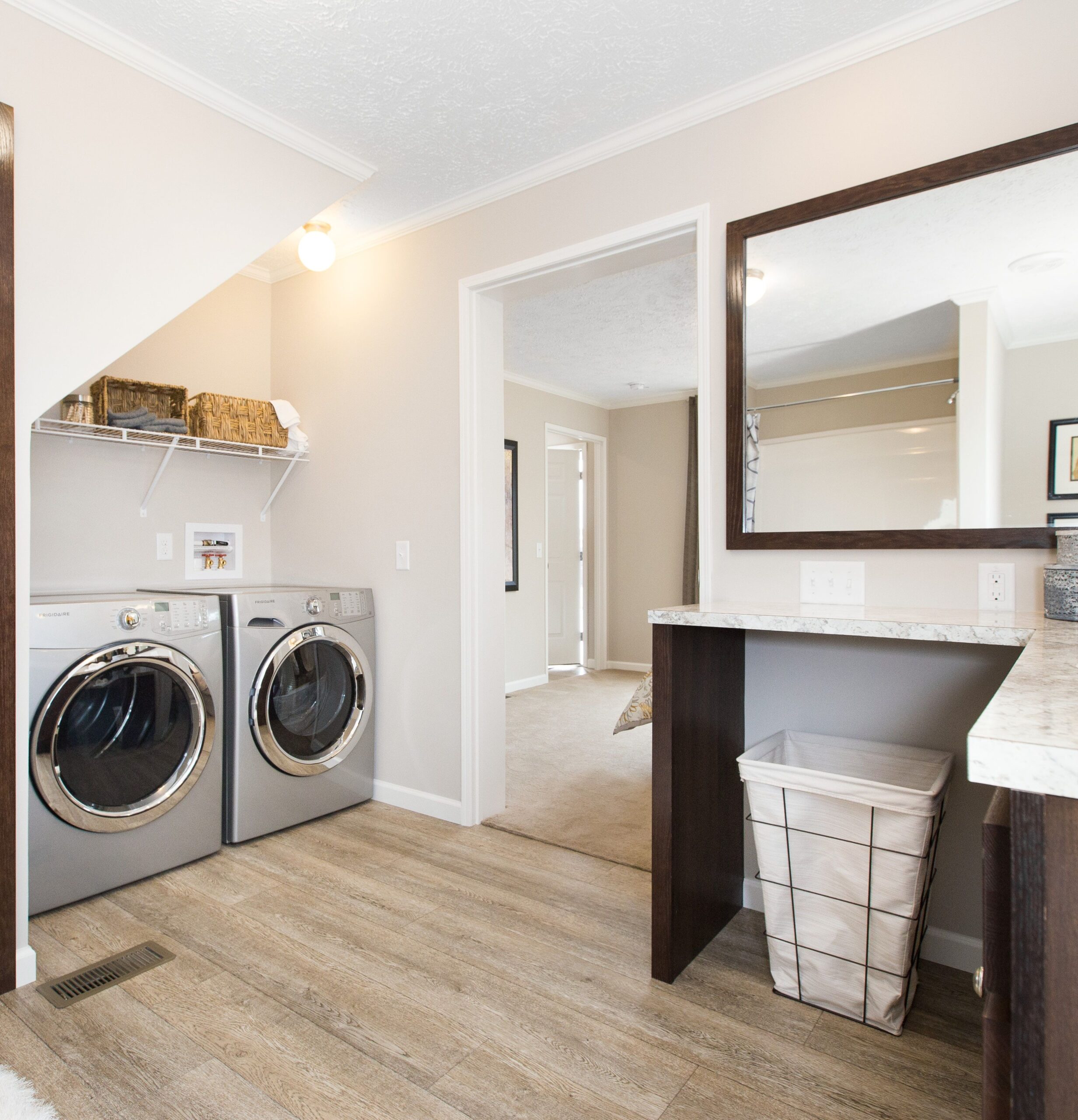 Well-Organized Laundry Room 