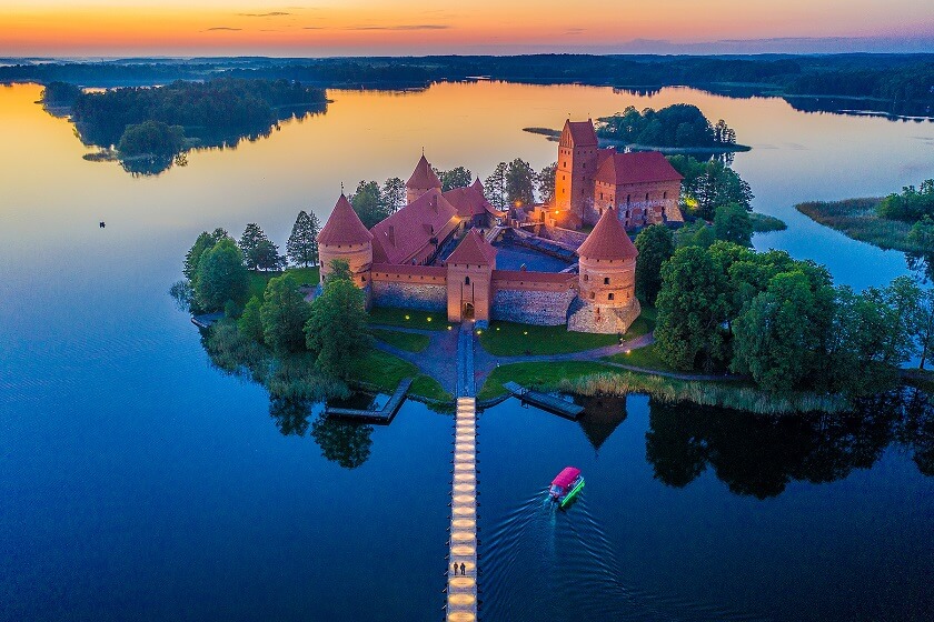 Lithuania trakai island castle