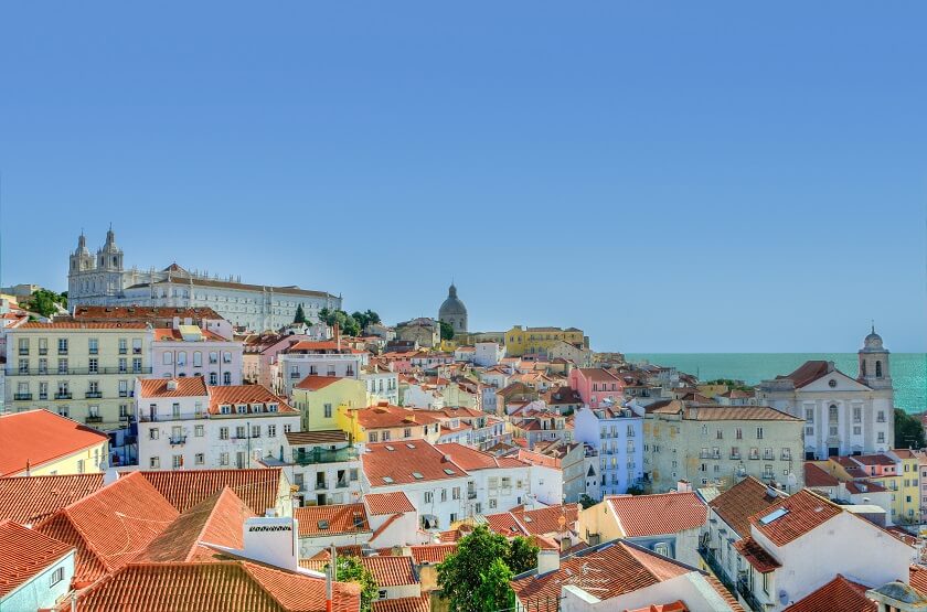 Portugal Lisbon's Alfama District