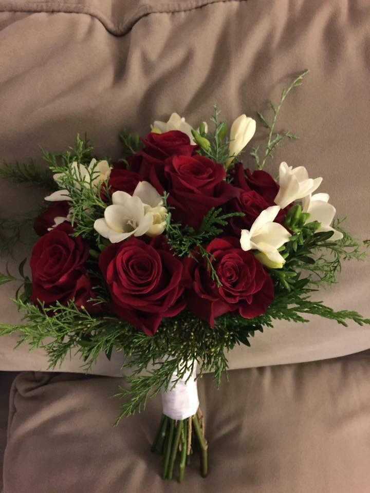 Winter bridal bouquets