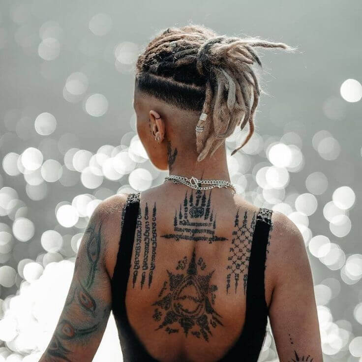 Short Mohawk Locs With Undercut