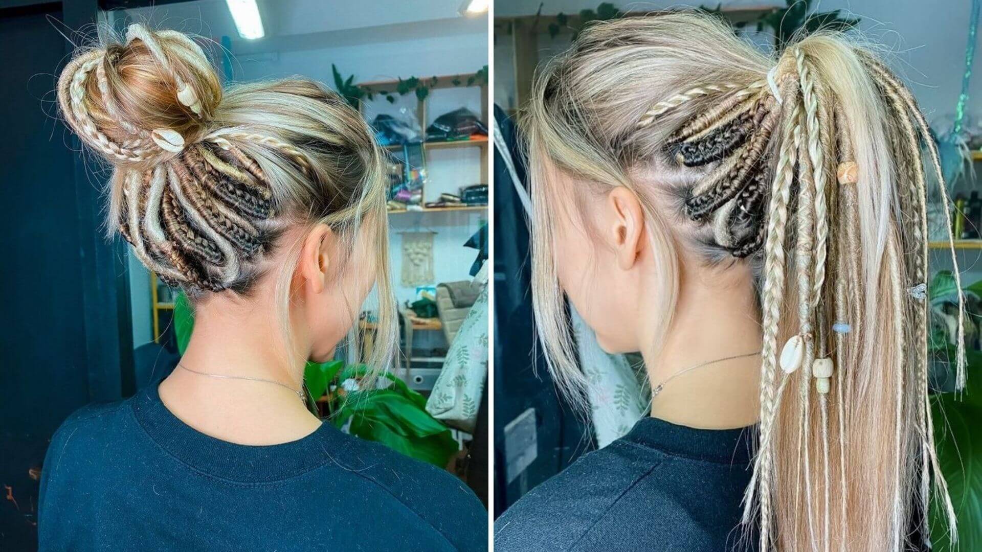 Trendy Hippie Dreadloc Hairstyle for women