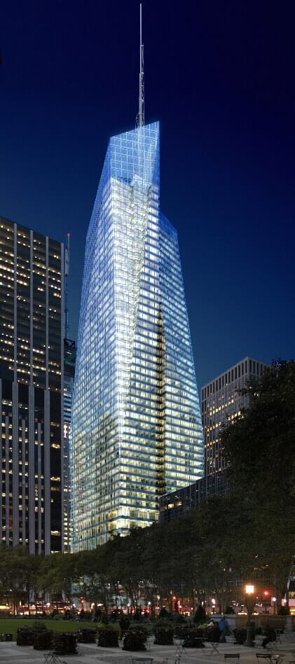 Bank of America Tower an energy efficiency and advanced sustainability featured Building