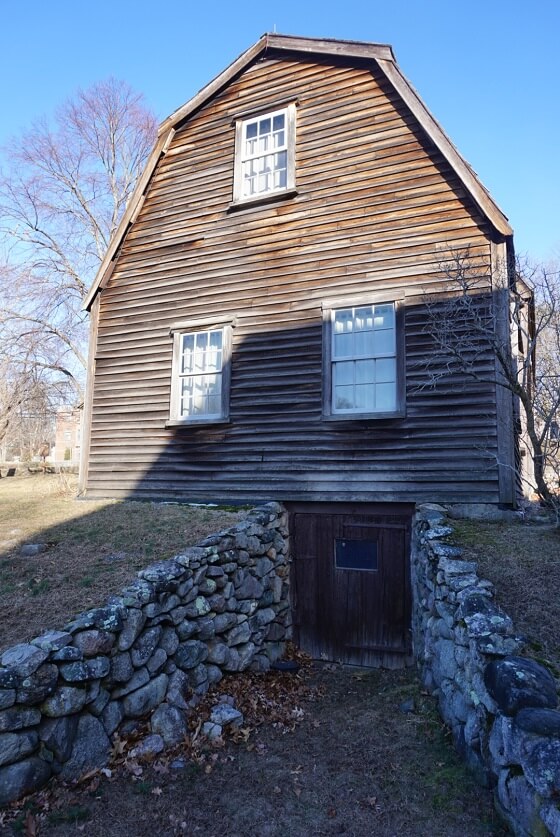 Back Entry of Fairbanks House Dedham Massachusetts